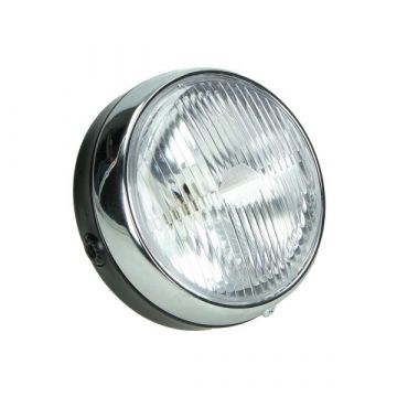 Koplamp rond + schakelaar 103 14cm zwart Guia universeel