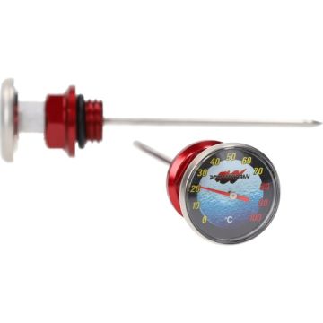 Olietemperatuurmeter o.a. Honda universeel rood