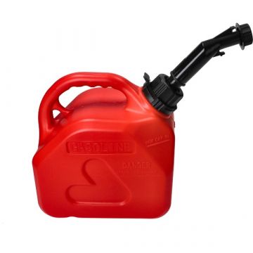 Werkplaats jerrycan met schenktuit 5 liter rood