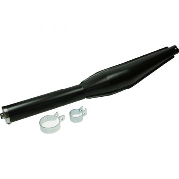 Uitlaat cross Kreidler / Zundapp 32mm zwart