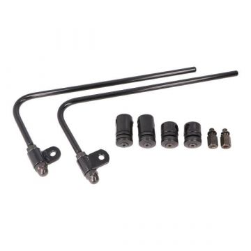 Windscherm bevestigingset (voor 124195/124196) Segway 110/La Souris E-ID S6 zwart Regia made in EU