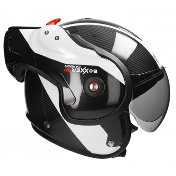 Systeemhelm ROOF Boxxer 2 Carbon Wonder pearl white