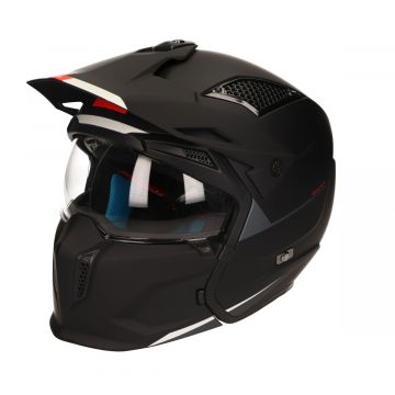 Helm MT Streetfighter S SV Stripe mat zwart