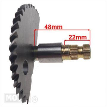 Kickstarter as China GY6 / Kymco Agility 48-22 SP