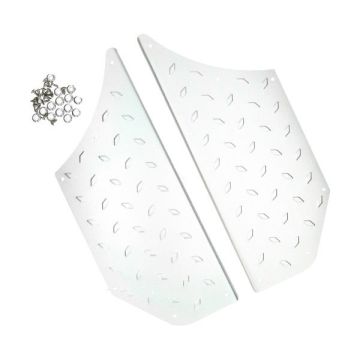 Foot plate aluminum set China retro scooter Torino Agm
