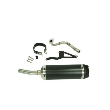 Uitlaat Bullet Racing model China GY6 50cc LX scooter Euro 4-5/VX/VX50S/Riva/Napoli/Benson/Touring/Toscana/Lux/VXL/RL/Azzuro/Rimini/Delphi/GTS/Sourini