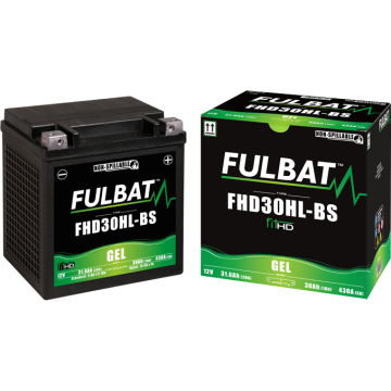 Accu Fulbat YHD30HL-BS Gel SLA 12V 30Ah onderhoudsvrij (o.a Harley Davidson)