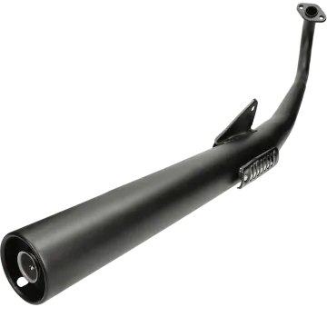 Uitlaat Honda MB-5  snel zwart type 18300-166-610 (dikke voorbocht)
