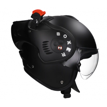 Systeemhelm ROOF Boxer Alpha mat zwart