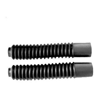 Voorvorkrubber set Honda MT-5/MT-8/MTX-5/MTX-8 universeel lengte 34cm zwart