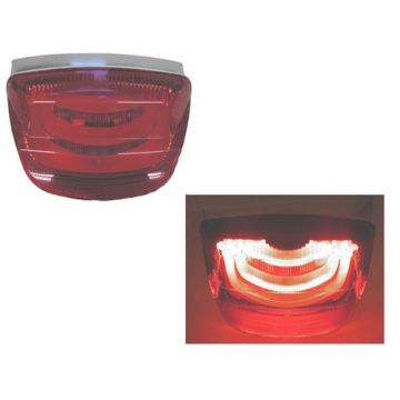Achterlicht led Vespa LX/LXV/S chroom