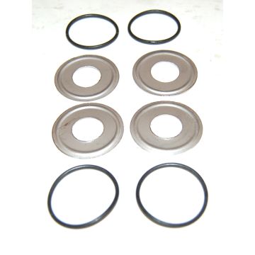 Plaatset RVS achterbrug Zundapp oud model 517  Z405-12.362 &amp; Z405-12.363