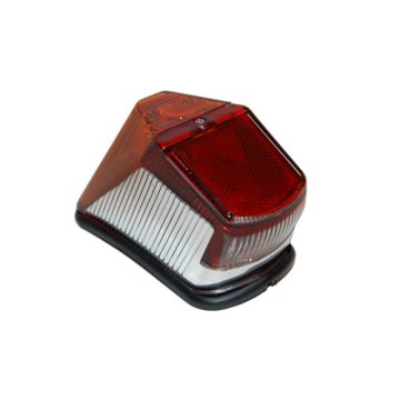 Achterlicht model Hella Zundapp oud type model 517 rood / chroom DMP