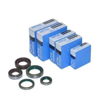 Lager+keerringset kompleet motor (Viton keeringen) Zundapp 4 versnellingen 10-delig