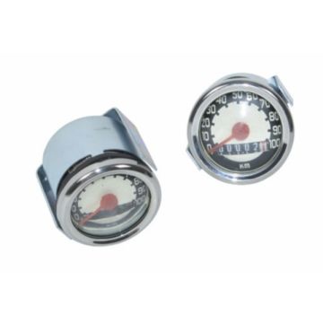 Kilometerteller / cockpit 48mm model VDO 100km Puch/Zundapp