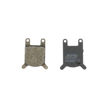 Remblokkenset Zundapp KS50/KS80 watergekoeld Newfren  fd 0031