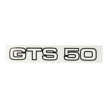 Sticker Zundapp GTS50 wit/zwart