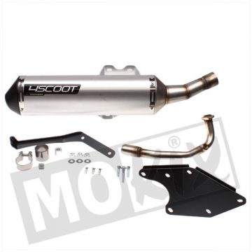 Uitlaat Sym Symphony 125i >16 (Eur4) Tecnigas 4Scoot Evo CE