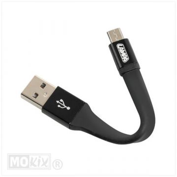 Laadsnoer 10CM / Sleutelhanger Usb>Micro Usb