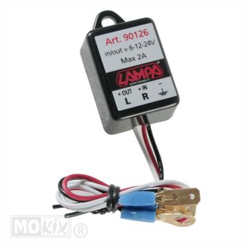 Knipperlicht-relais universeel LED 6/12/24V (maz 2 ampère) Lampa