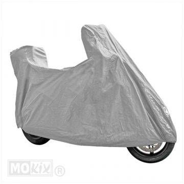 Motor/scooterhoes grijs (winds/koffer xl) pvc 246x104x148 Lampa