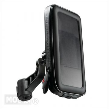 Telefoonhouder spiegel/windscherm spatdicht klemsysteem 165-80mm / stang 9-14mm Lampa