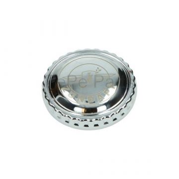 Benzinetankdop chroom  met logo Zundapp 43-20.610
