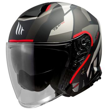 Jethelm MT Thunder III SV BOW zwart / rood