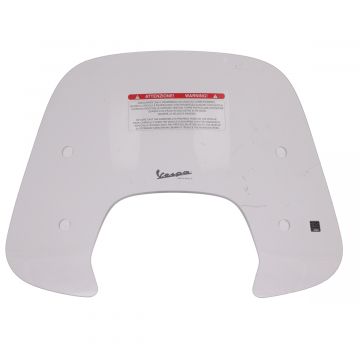 Windscherm - met bevestigingsset laag helder h=340mm Vespa Sprint 50/Vespa Sprint 125/Vespa Sprint 150 1B001027 origineel