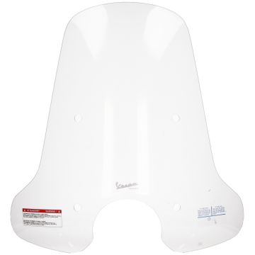 Windscherm hoog transparant Vespa GTS/GTS Super 125-300  HPE 2019-2022 origineel 1B006338