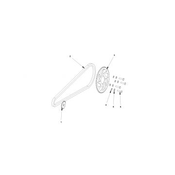 Ketting - Achtertandwiel -Voortandwiel  Bye-Bike