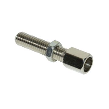 Stelbout voor binnen/buitenkabel universeel m6x35mm 12 stuks