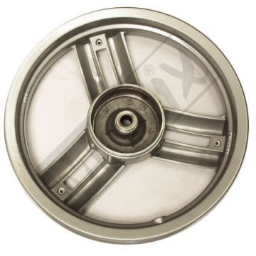 Achterwiel Peugeot Ludix 14" zilver