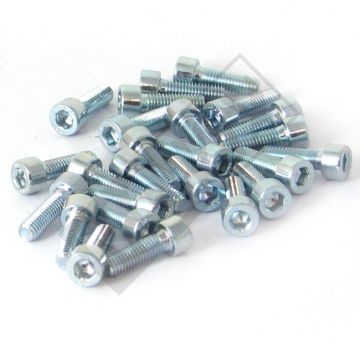 Inbusbout M5x16mm lengte 25 stuks