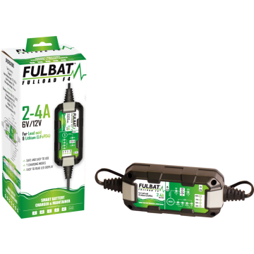 Acculader / druppellader Fulbat Fulload F4 (6/12V 2AH-80AH)