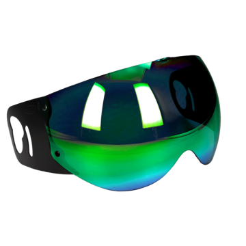 Roof vizier Boxer Alpha / V8 iridium groen