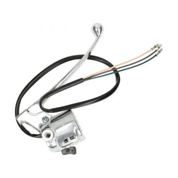 Houder gashendel inclusief lichtschakelaar en remgreep aliminium Yamaha FS1 rechts-24016