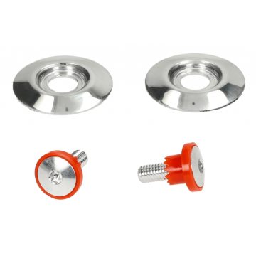 Roof vizier bevestiging schroefset Boxxer zilver