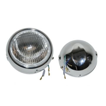 Koplamp Yamaha FS1 rond chroom