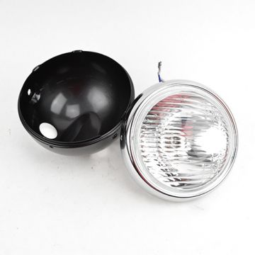 Koplamp Yamaha FS1 rond zwart