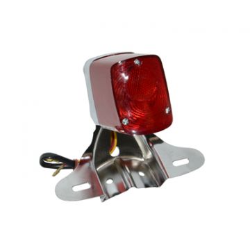 Achterlicht staand compleet met bevestiging chroom-rood Yamaha FS1 DMP