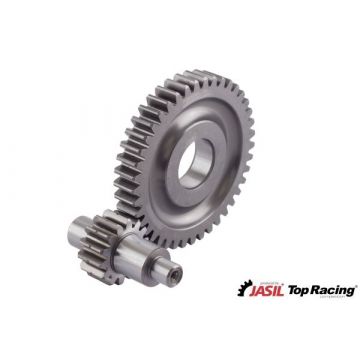 Overbrengingset secundair (made in EU) 14/41t Minarelli horizontaal/verticaal 2-delig Top Racing 