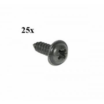 Parker beplating 6.3 x 25mm zwart 25 stuks