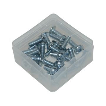 Speednutbout m6 x 20mm zwart 25 stuks