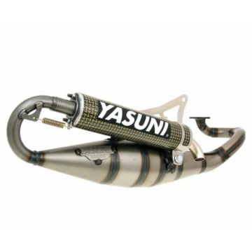 Uitlaat compleet Yasuni-R minarelli horizontaal carbon/kevlar Yasuni tub902ck