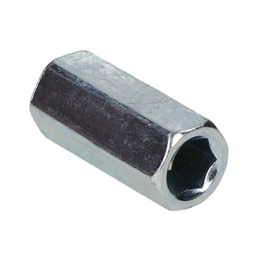 Uitlaatmoer lang (10 stuks) Piaggio 50cc 2/4-takt 2V/3V/4V M6 x 24mm Zip/Primavera/Sprint/LX/LXV/S/ET4/Scarabeo/Typhoon/Liberty/Fly/SR/Sportcity One