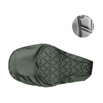Buddydek/zadelhoes  Aston Martin Vespa Sprint / Primavera met bies zwart/zwart