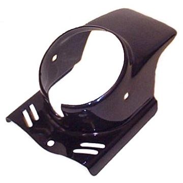 Koplampspoiler rond Puch Maxi zwart DMP