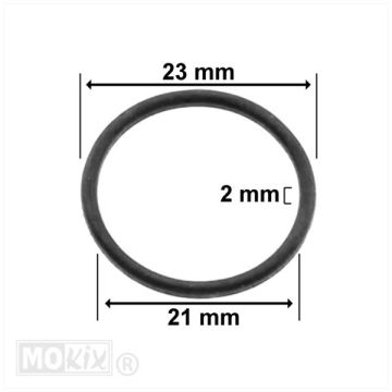 O-ring 21x2mm China 4-takt GY6 isolatieplaat