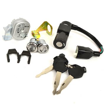 Contactslot set  compleet met bevestiging model China Zip 2000/AGM SP/VX/BTC Streetline/Berine Sprint/Znen Elegance/Napoli/RL